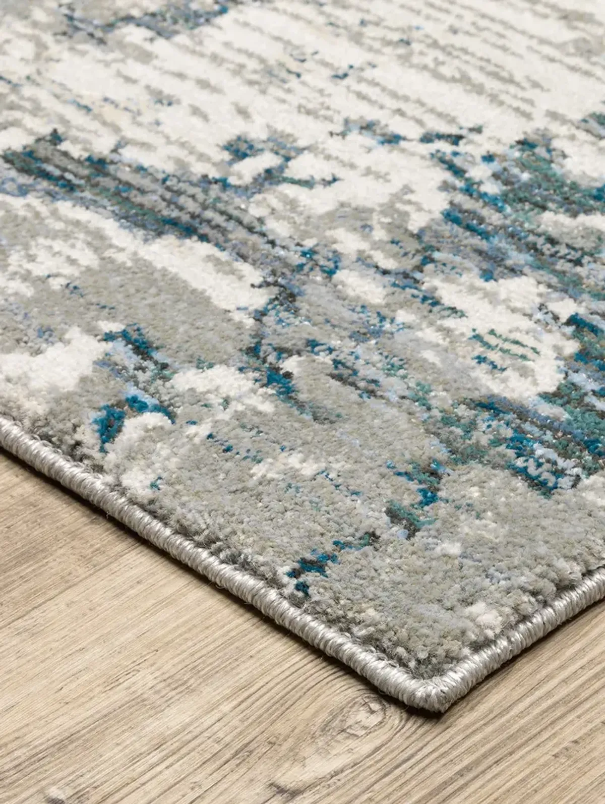 Evolution 7'10" x 10'10" Gry Rug