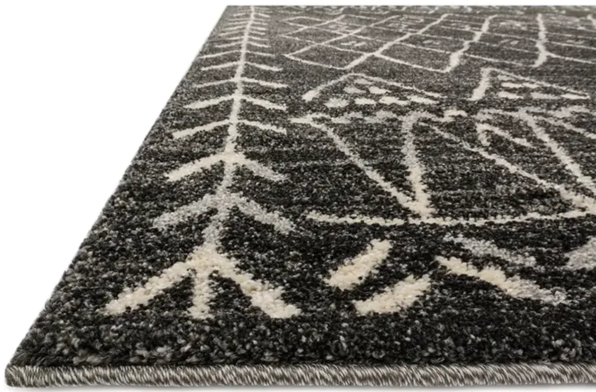 Emory EB09 Heather Gray/Black 7'7" x 10'6" Rug