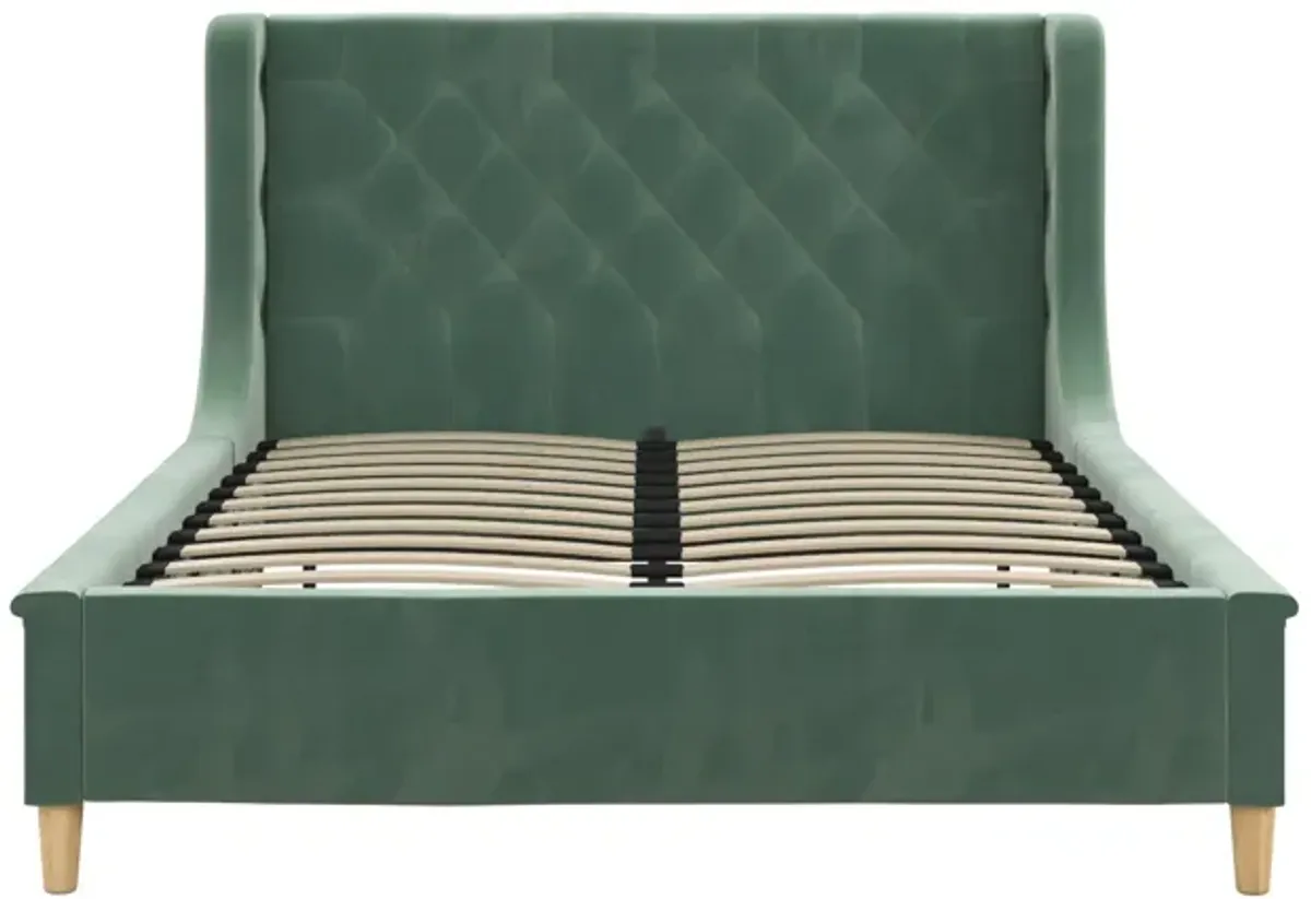 Little Seeds Monarch Hill Ambrosia Teal Full Size Upholstered Bed