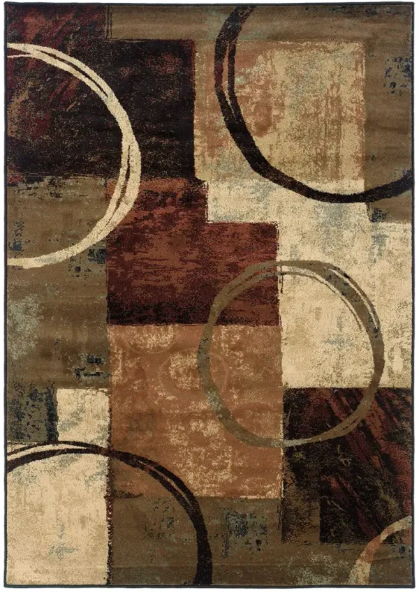 Hudson 10' x 13' Brown Rug