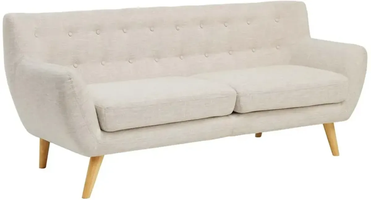 Remark Upholstered Fabric Sofa - Beige