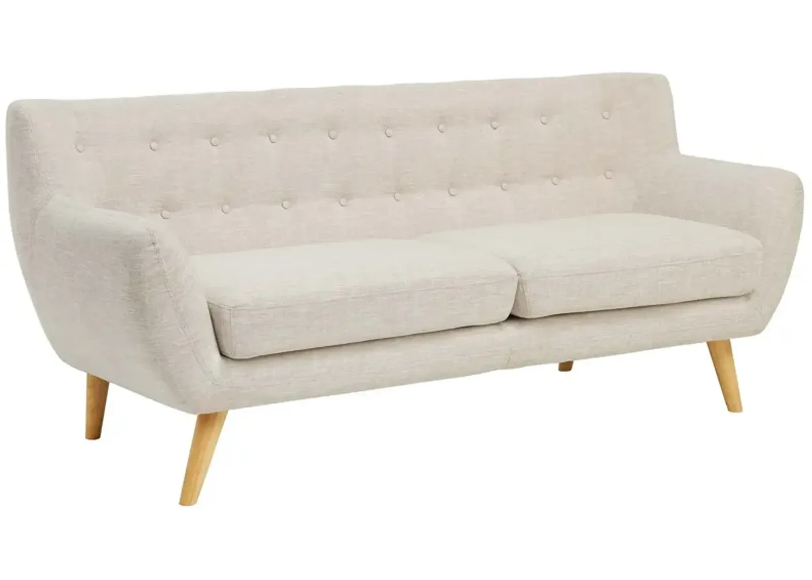 Remark Upholstered Fabric Sofa - Beige