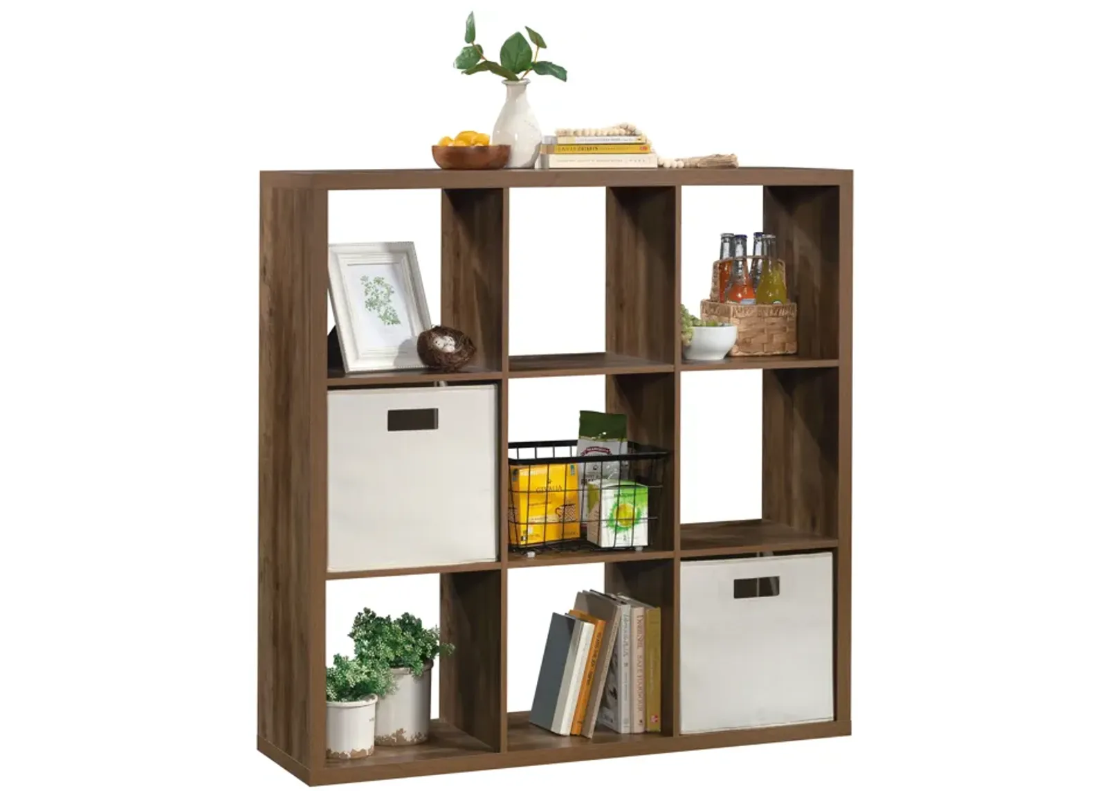 9-Cube Organizer Storage Bookcase