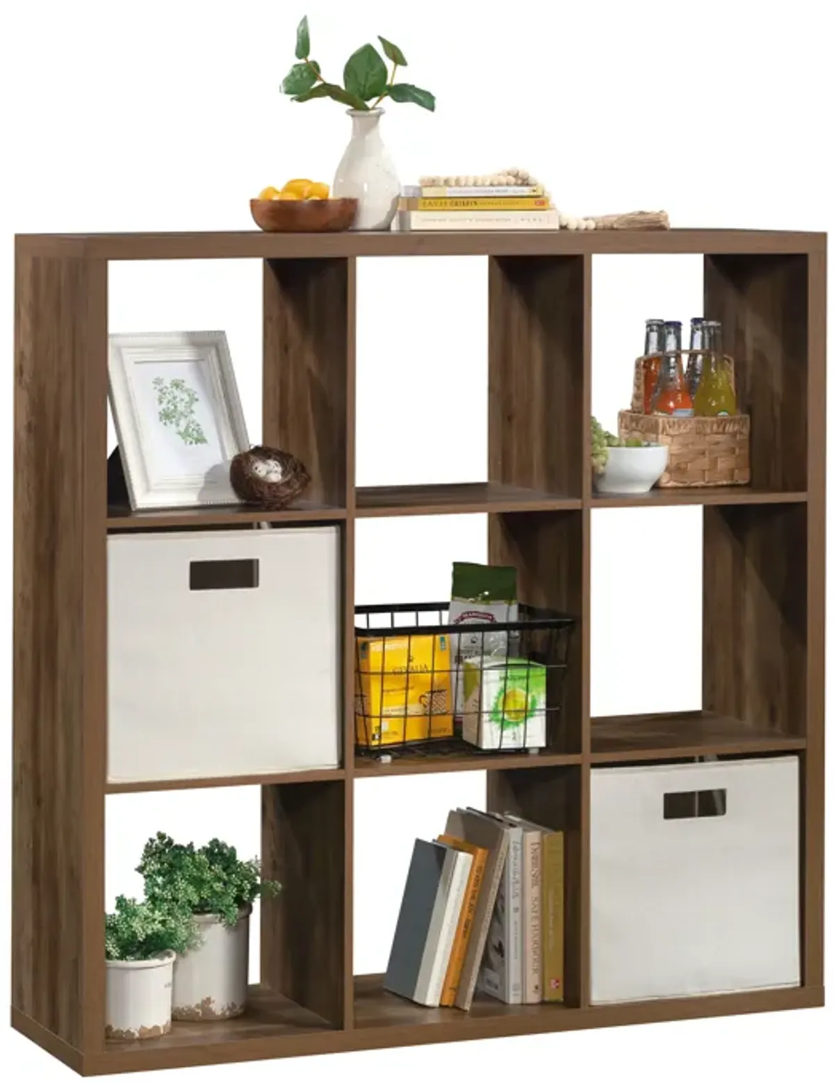 9-Cube Organizer Storage Bookcase