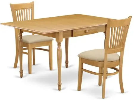 Dining Room Set Oak, MZVA3-OAK-C