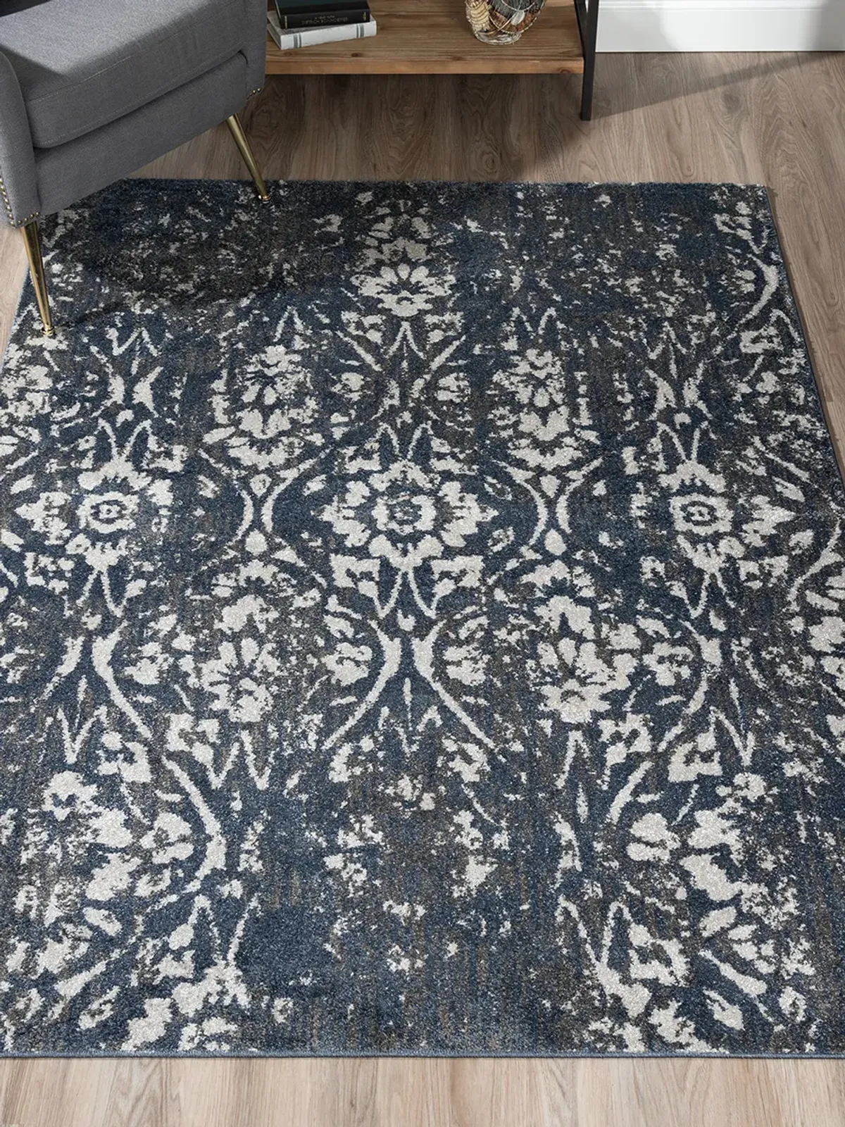 Gala GA3 Navy 3'3" x 5'1" Rug