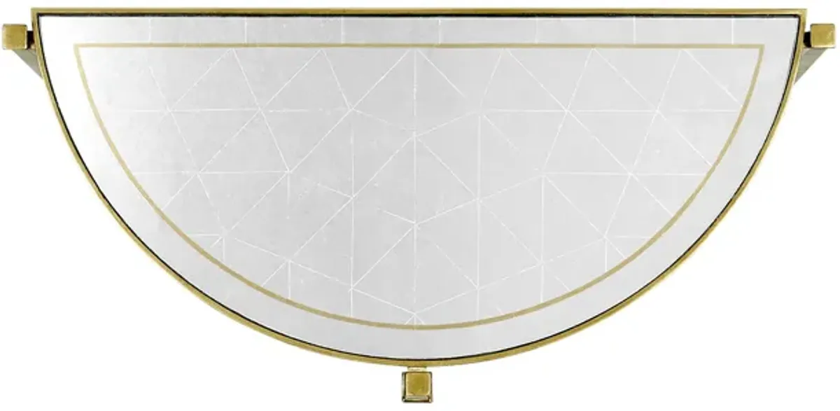 Luxe Large Half Moon Console Table