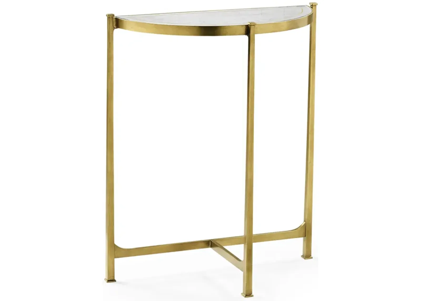 Luxe Large Half Moon Console Table