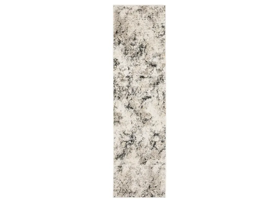 Nebulous 2'3" x 7'6" Ivory Rug