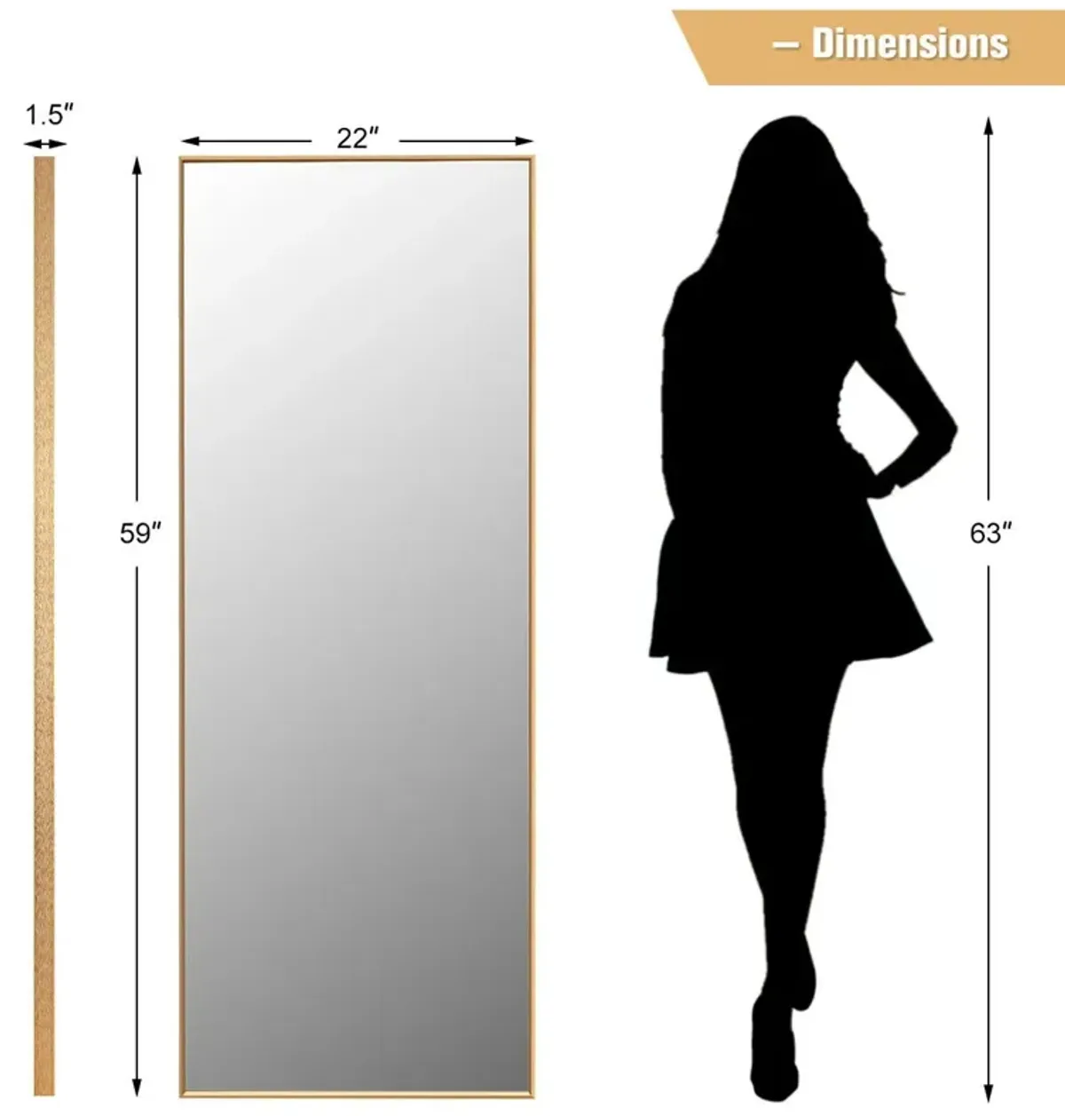 Full Length Mirror Large Rectangle Bedroom Mirror