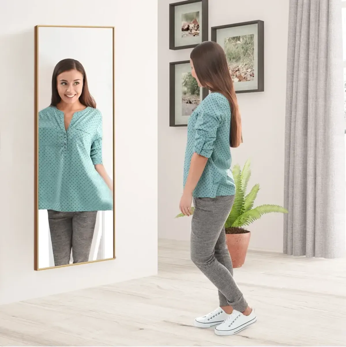 Full Length Mirror Large Rectangle Bedroom Mirror