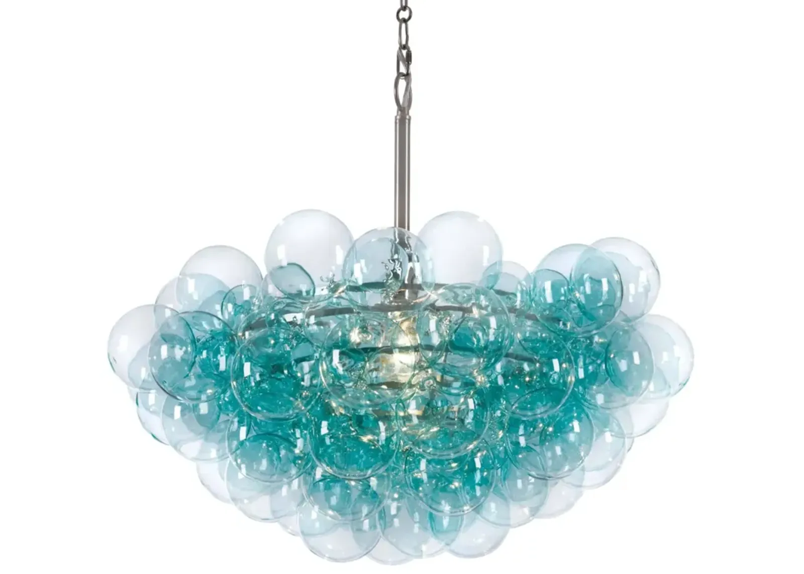 Bubbles Chandelier - Aqua