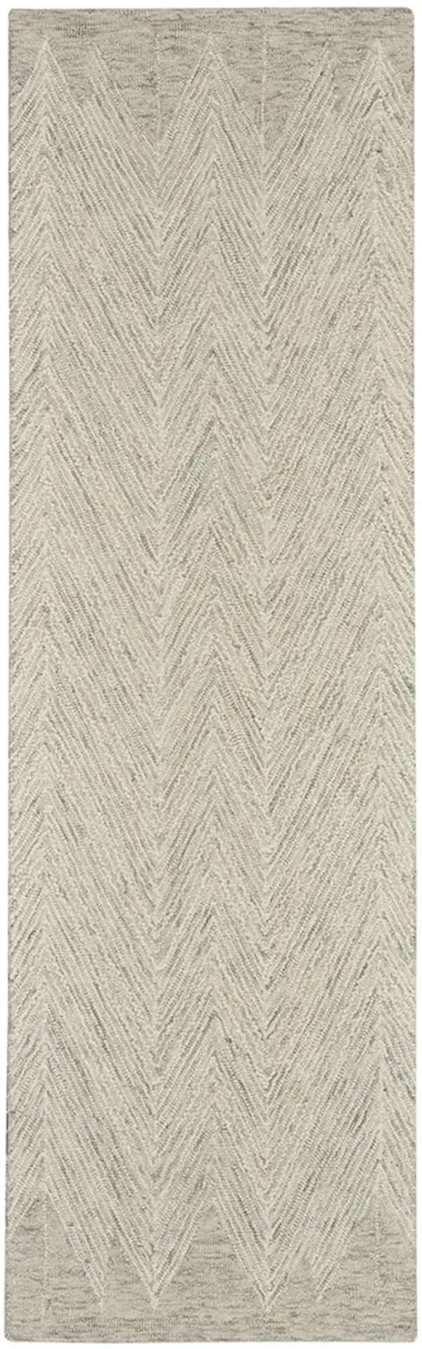 Interlock ITL04 Ivory/Gray 2'3" x 7'6" Rug