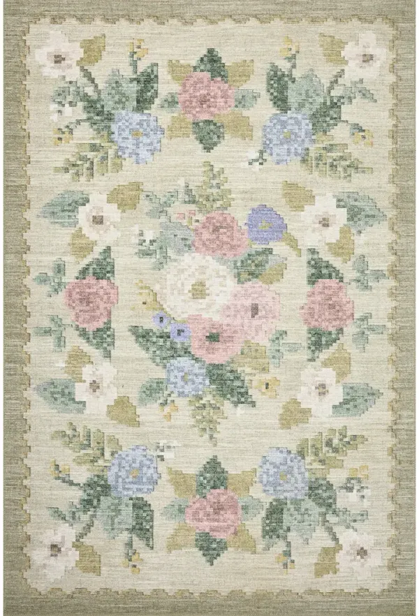Rosa RSA-02 Cream 8''4" x 11''6" Rug by Rifle Paper Co.