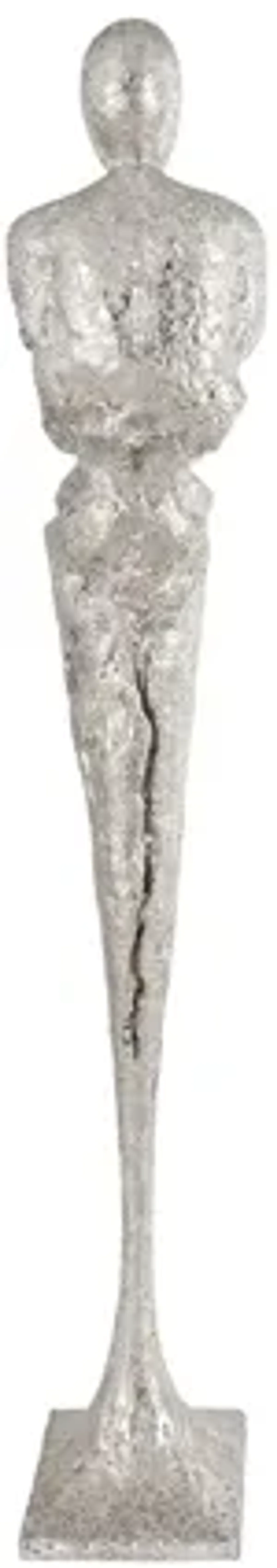Tall Chiseled Male Sculpture