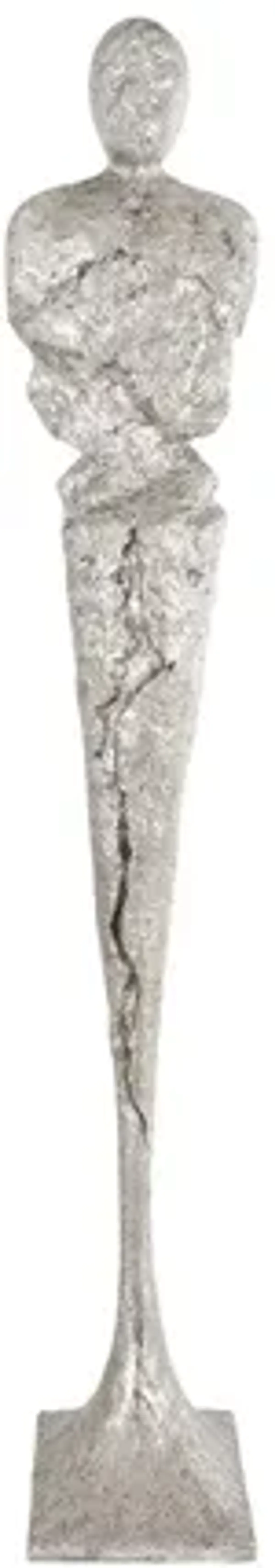 Tall Chiseled Male Sculpture