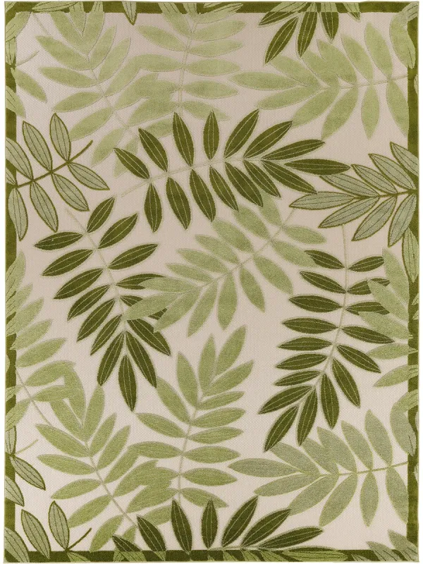 Aloha ALH18 Ivory/Green 6' x 9' Rug