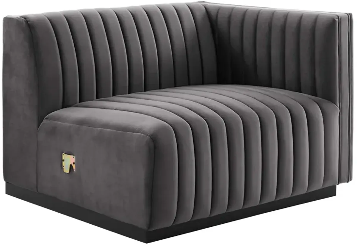 Conjure Channel Tufted Performance Velvet Loveseat