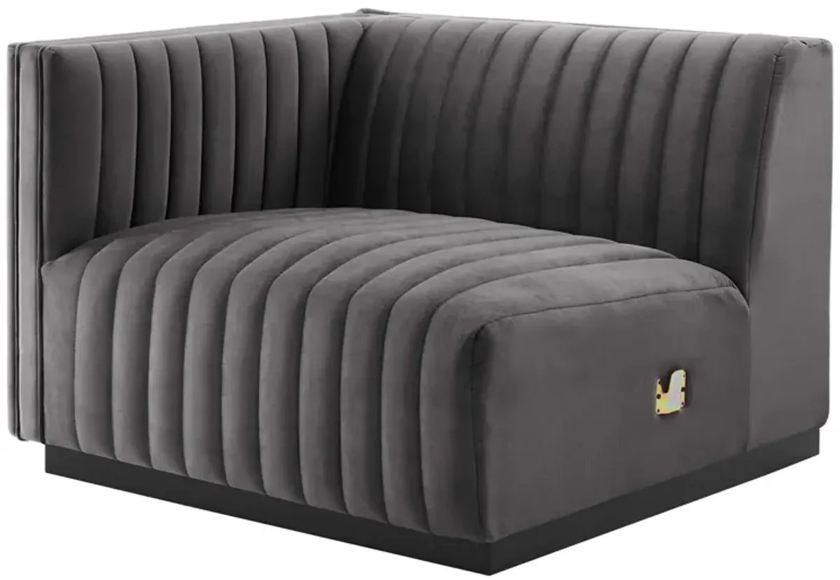 Conjure Channel Tufted Performance Velvet Loveseat