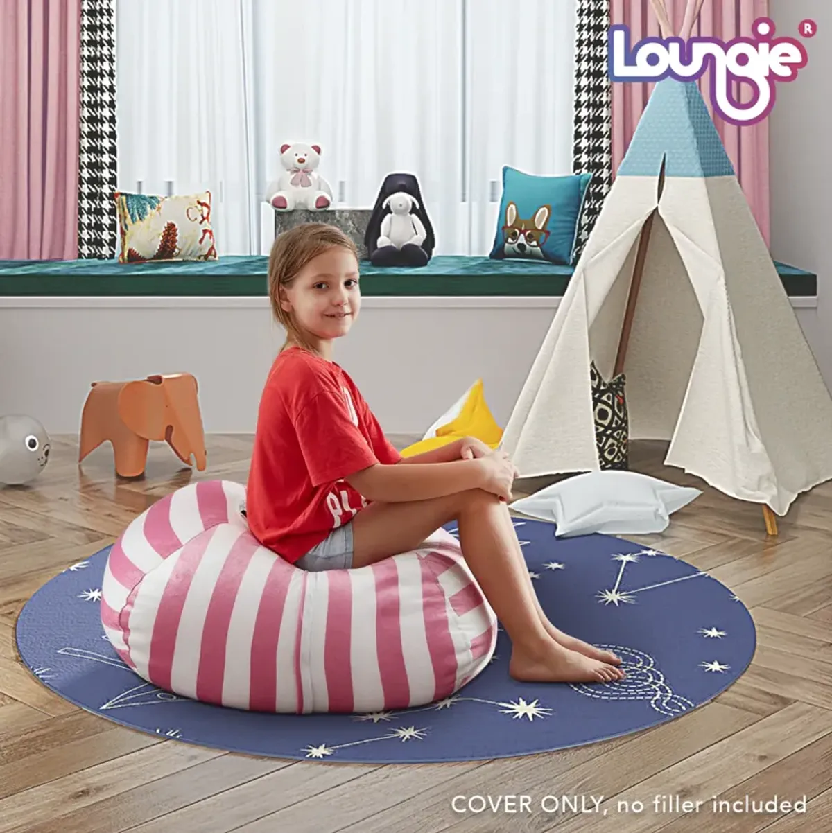 Loungie  Bean Bag Cover Microfiber 32"x32"