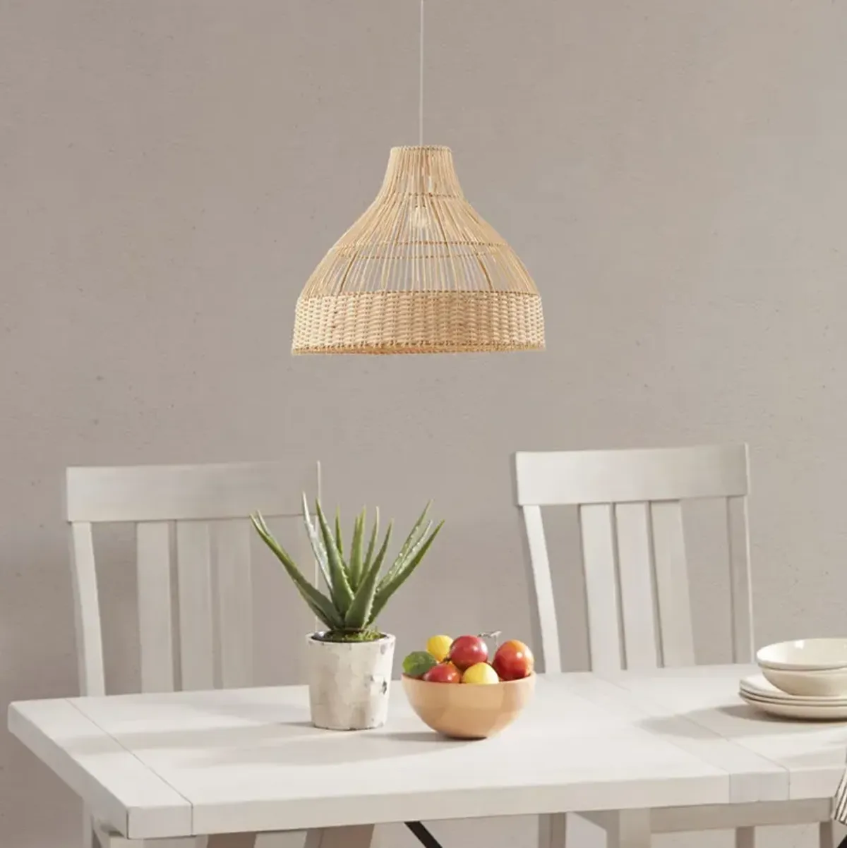 Streamdale Wren Bell Shaped Bamboo Pendant