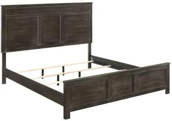 New Classic Furniture Furniture Andover Full Size Solid Wood Bed in Nutmeg