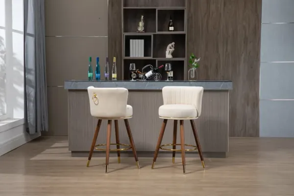 Streamdale 2 Counter Height Wood Bar Stools