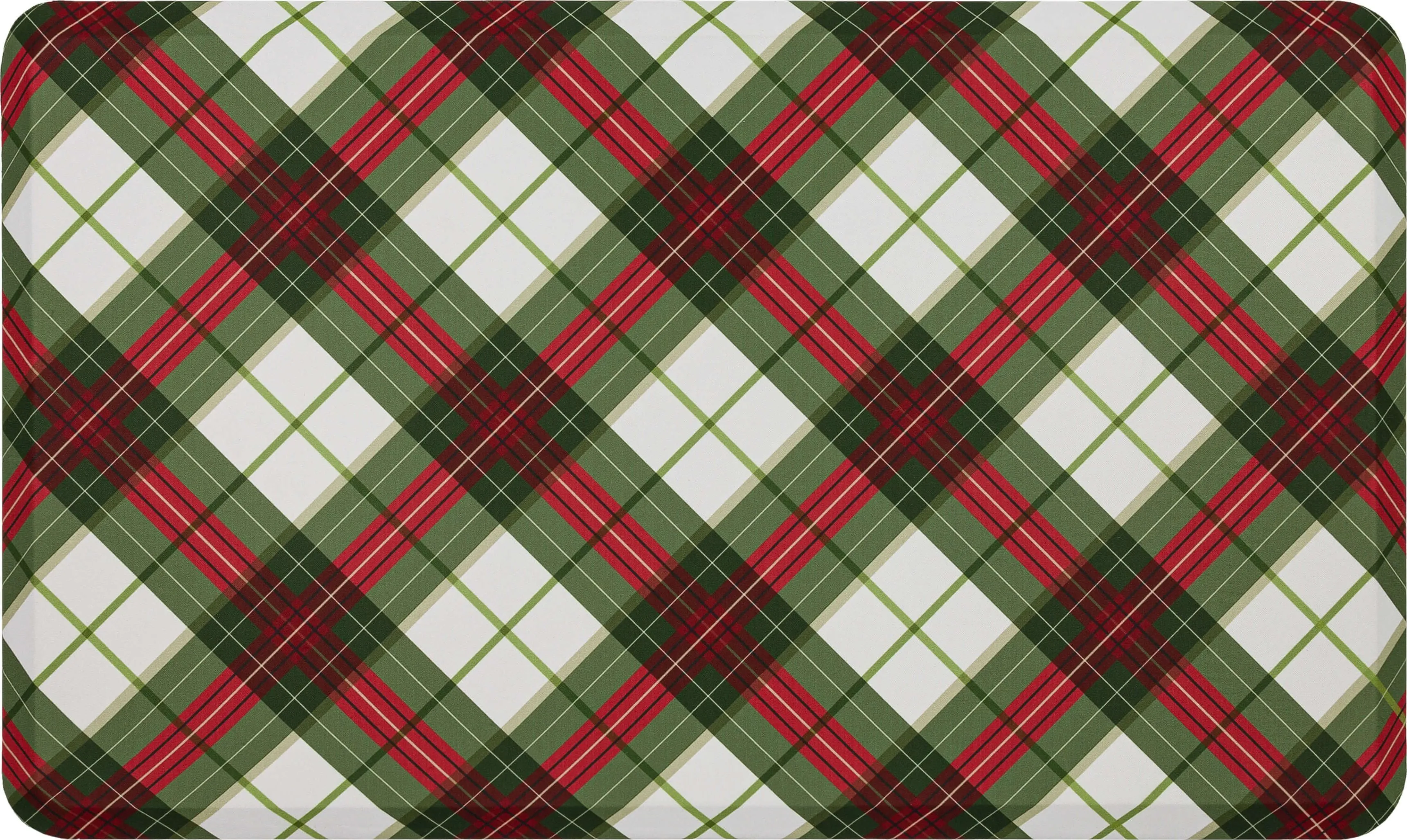 Tis The Season Plaid Multi 1' 6" x 2' 6" Door Mat