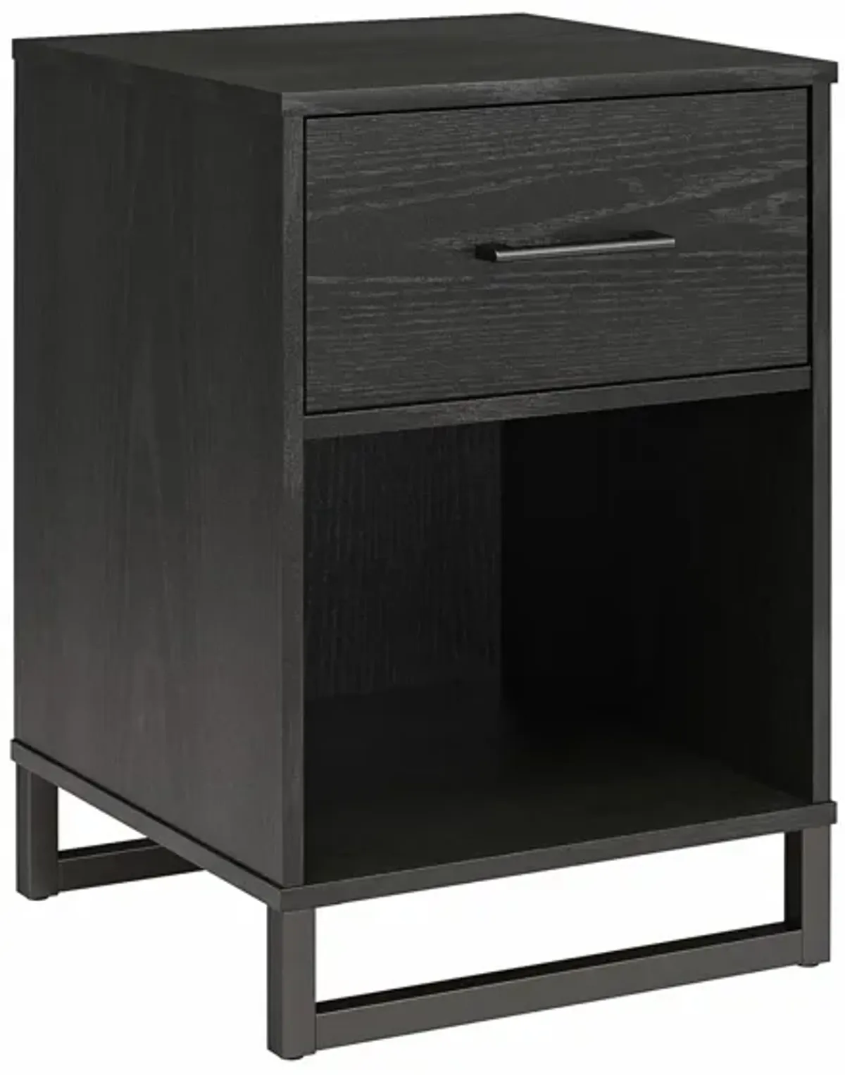 Ameriwood Home Monterey Nightstand, Black Oak