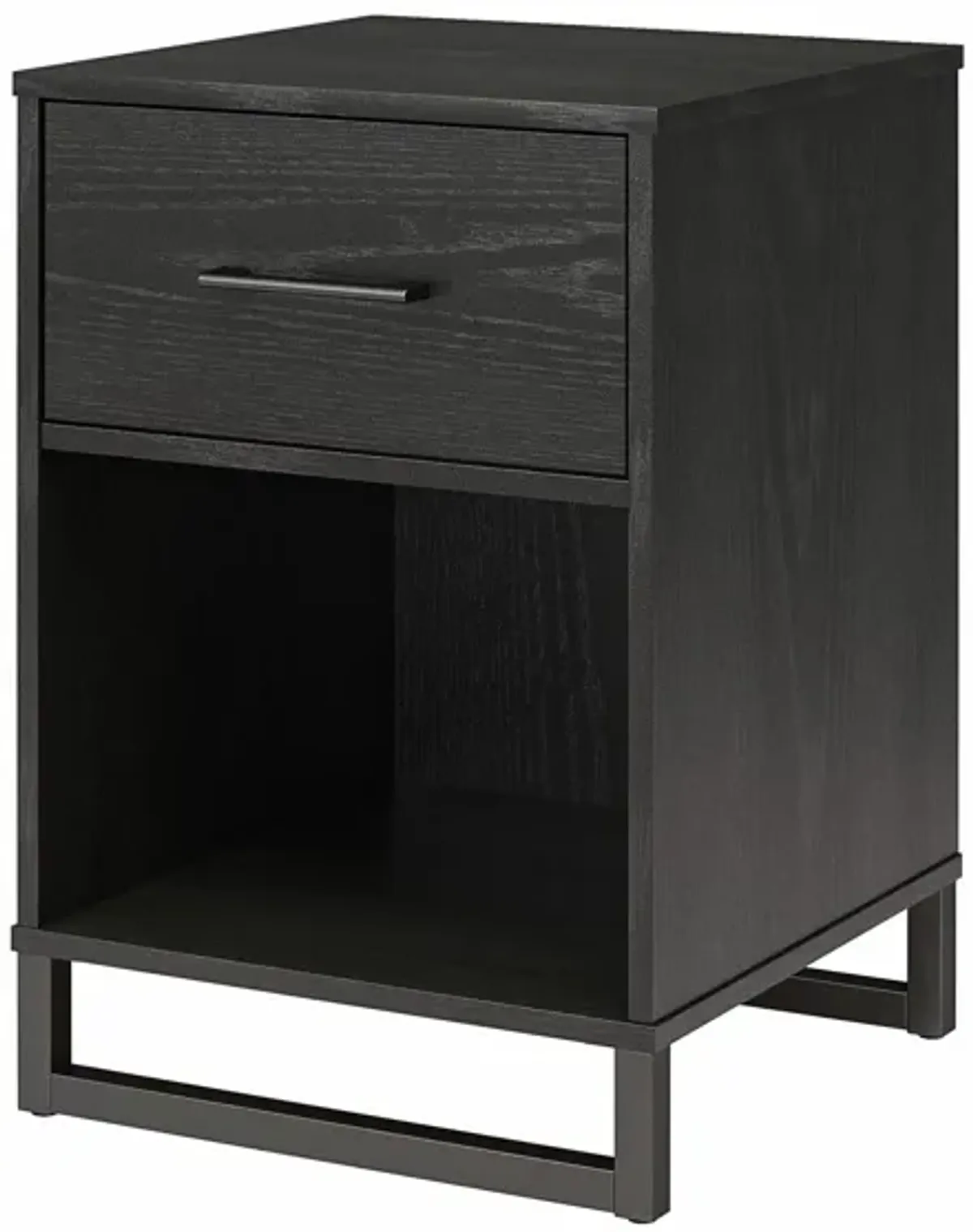 Ameriwood Home Monterey Nightstand, Black Oak