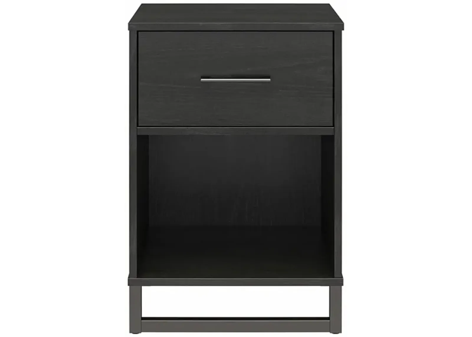 Ameriwood Home Monterey Nightstand, Black Oak