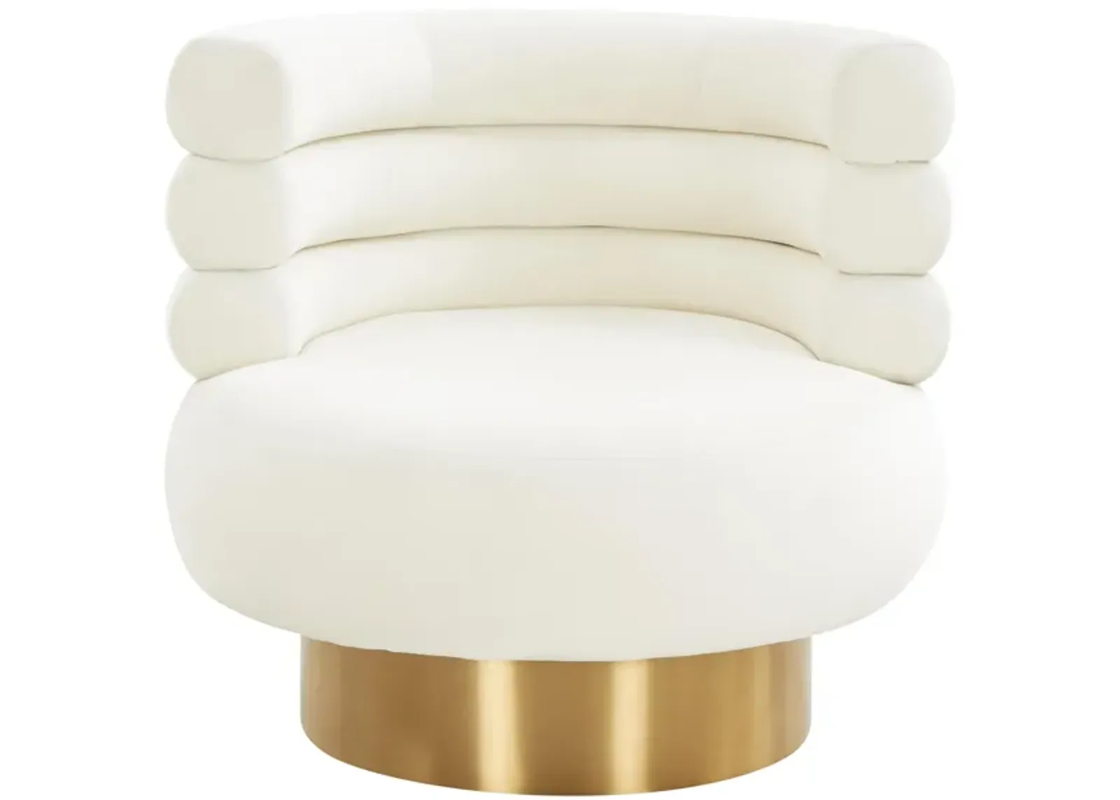 Naomi Velvet Swivel Chair