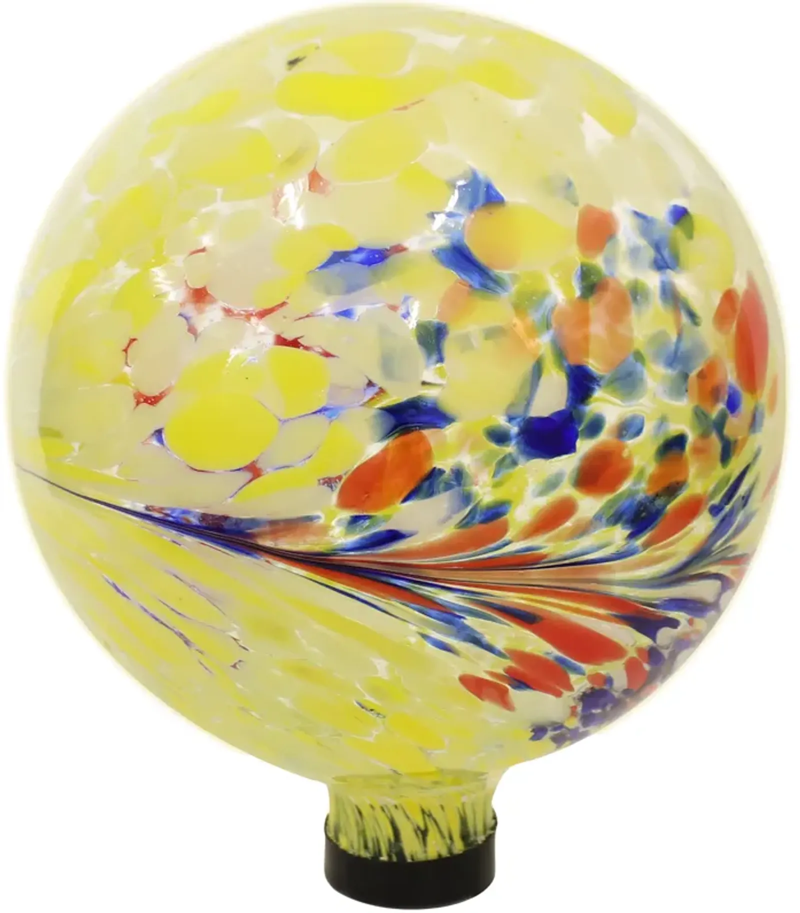 Sunnydaze Bright Summer Burst Glass Gazing Globe - 10 in