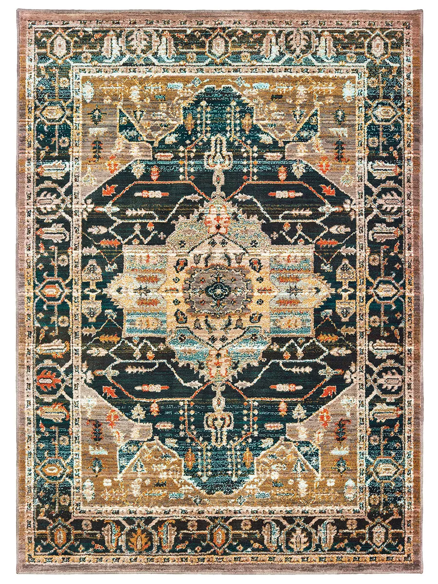 Sedona 5'3" x 7'6" Blue Rug