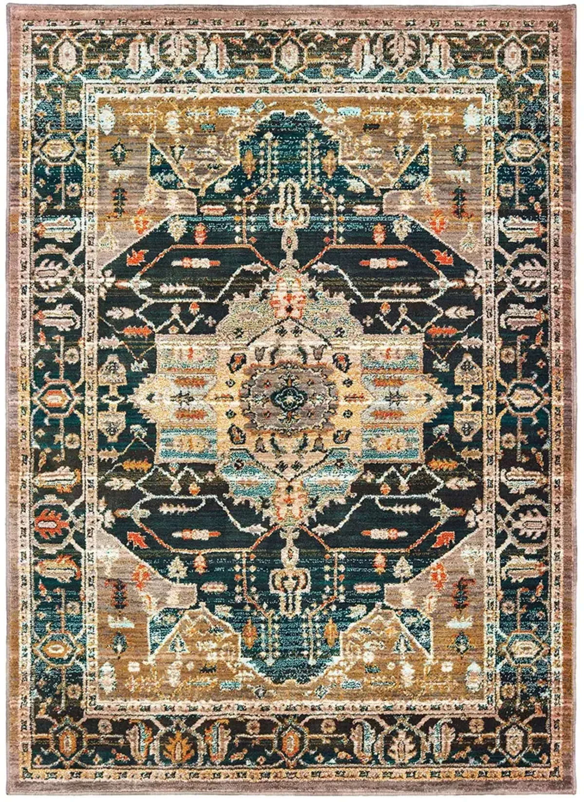 Sedona 5'3" x 7'6" Blue Rug