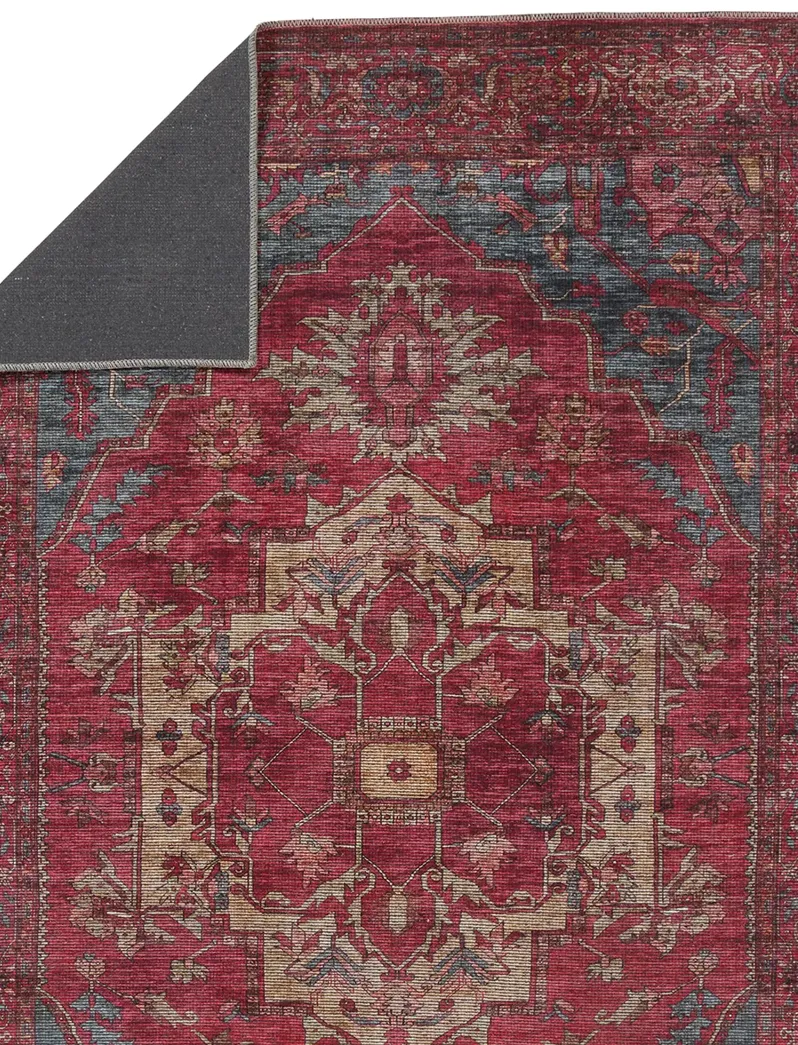 Vindage Gloria Red 3' x 8' Runner Rug