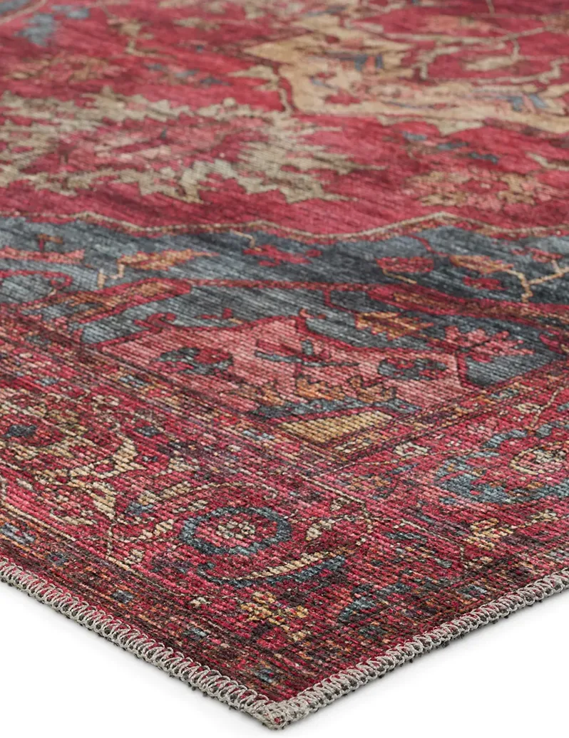 Vindage Gloria Red 3' x 8' Runner Rug