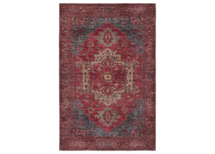 Vindage Gloria Red 3' x 8' Runner Rug