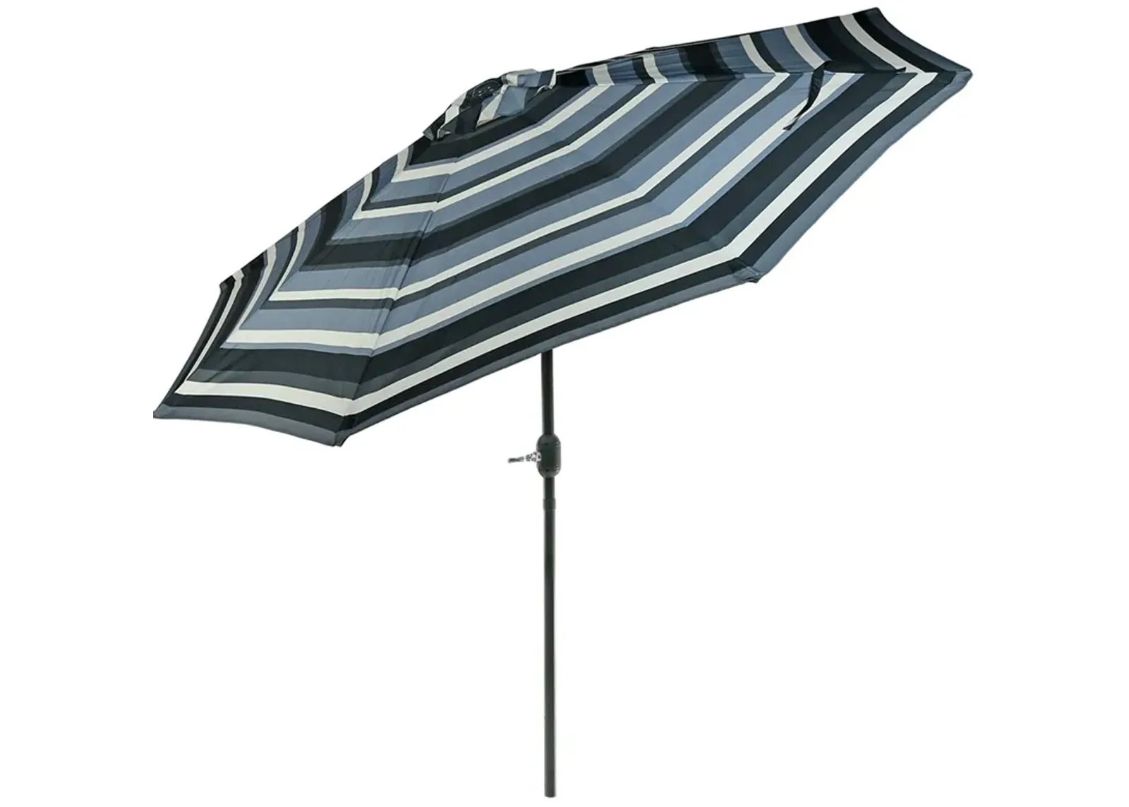 Sunnydaze 9 ft Aluminum Patio Umbrella with Tilt and Crank