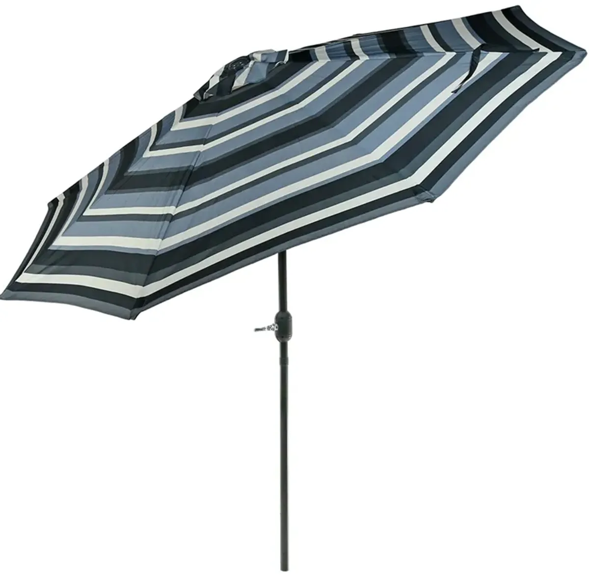 Sunnydaze 9 ft Aluminum Patio Umbrella with Tilt and Crank