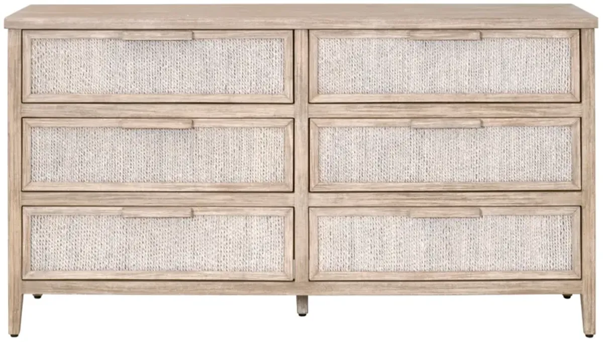 Malay 6-Drawer Double Dresser