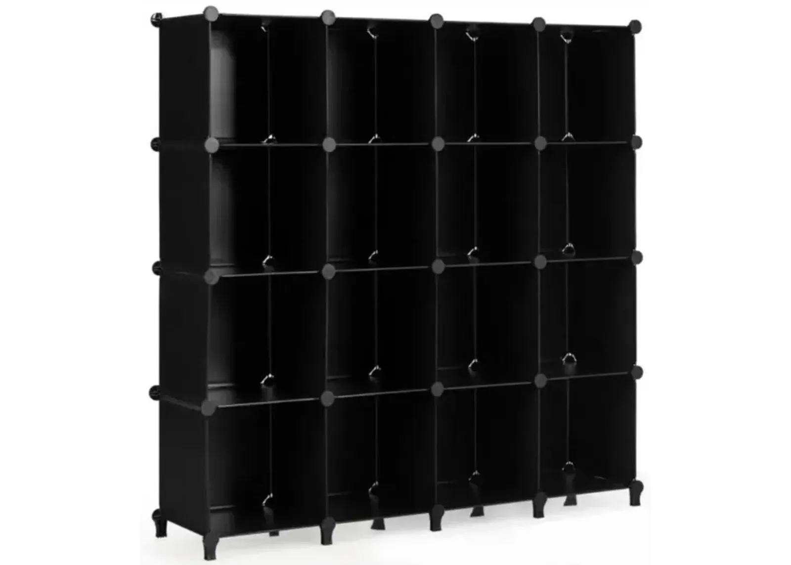 Hivvago 16 Cubes Plastic Storage Organizer with Rustproof Steel Frame