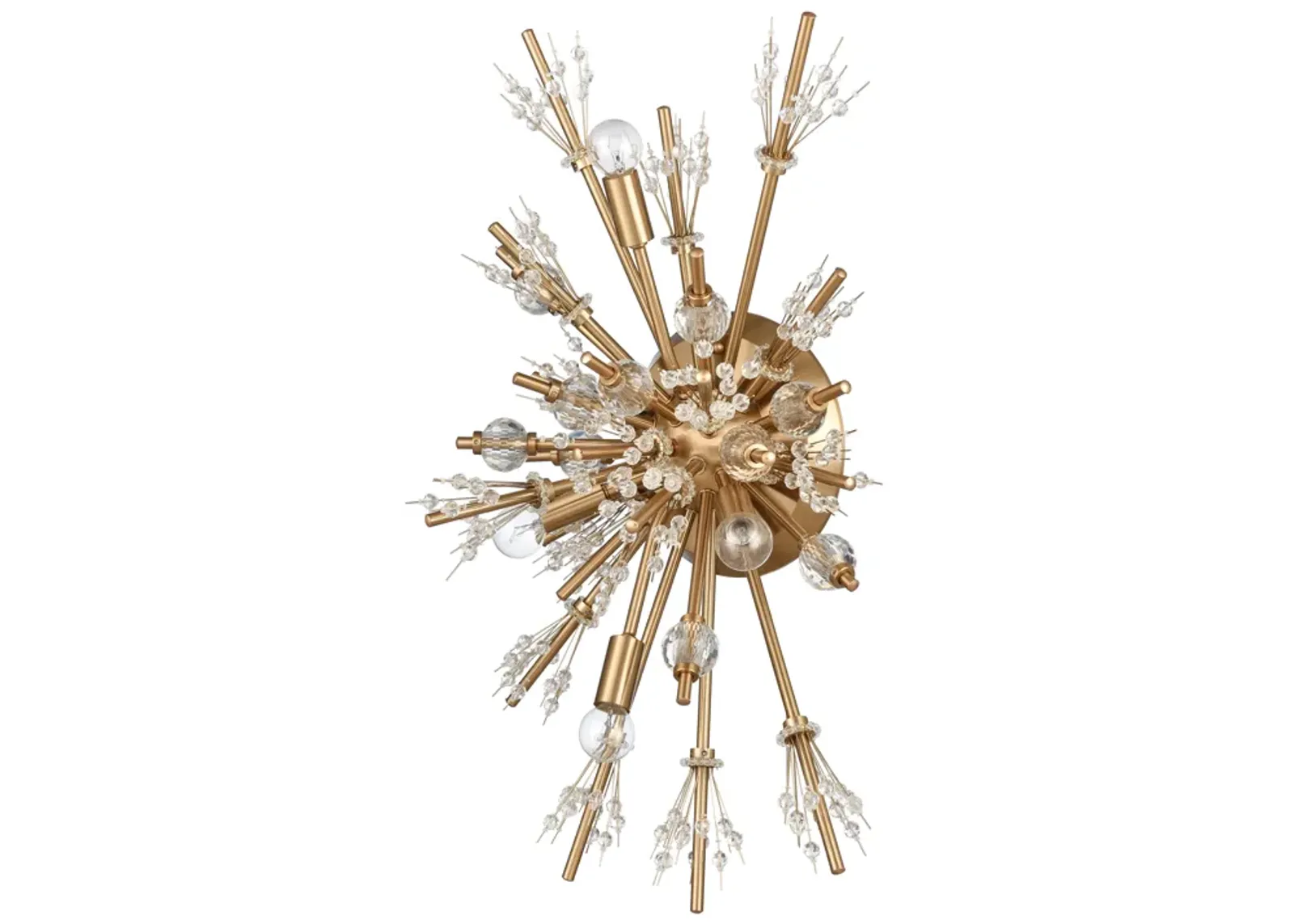 Starburst 26'' High 4-Light Gold Sconce