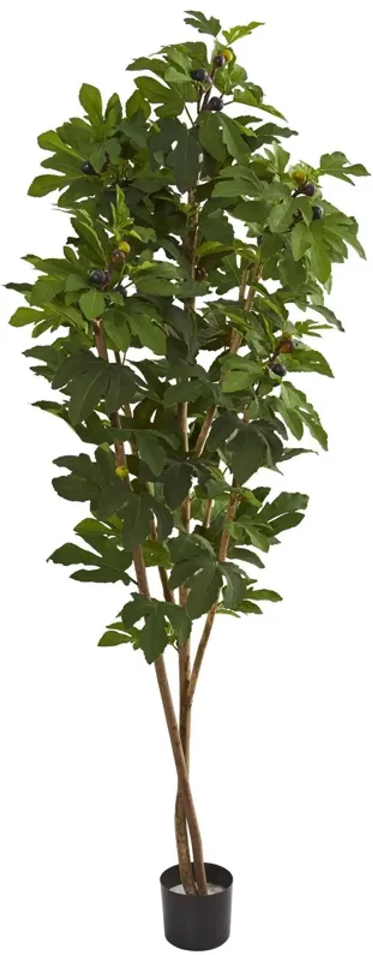 Nearly Natural 81-in Fig Artificial Tree