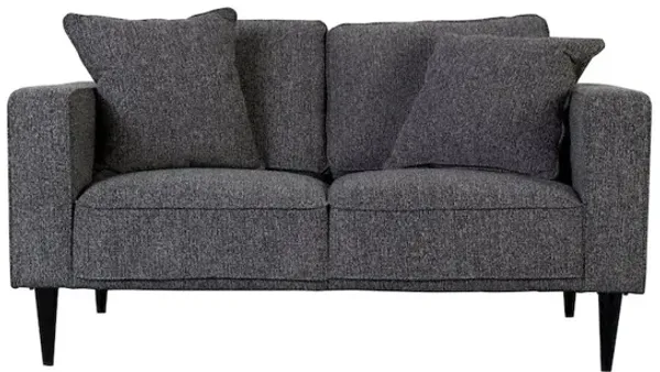 Porter Designs Keaton Upholstered Loveseat, Gray