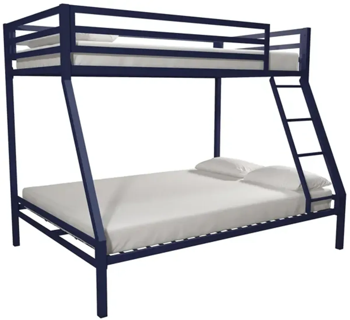 Mainstays Premium Twin over Full Metal Bunk Bed, Blue