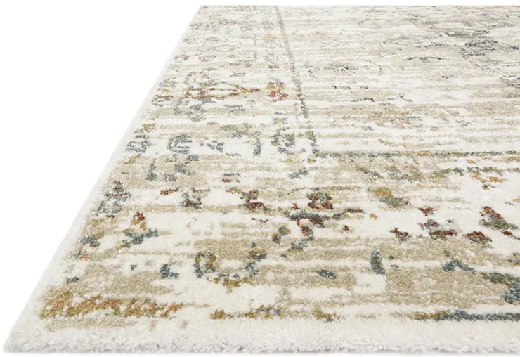 James JAE02 Ivory/Multi 7'10" x 10'10" Rug by Magnolia Home by Joanna Gaines