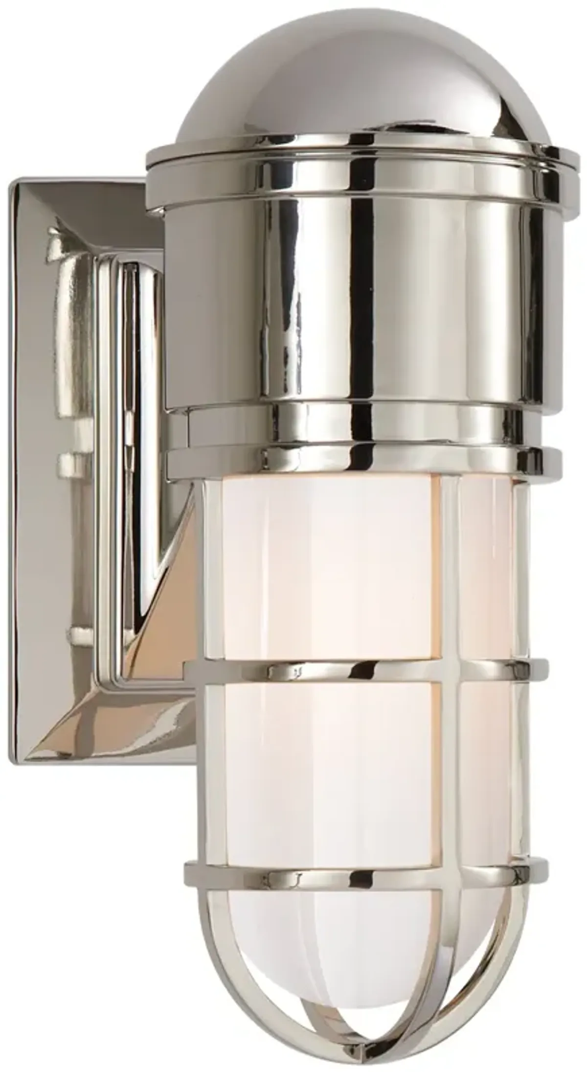 Marine Wall Light in Polished Nickel