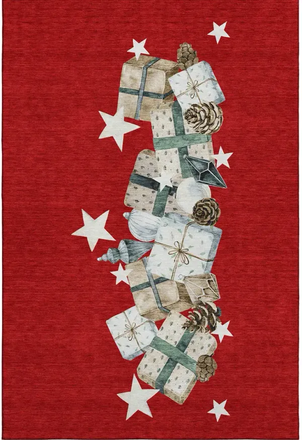 Merry & Bright MY27 Red 9' x 12' Rug