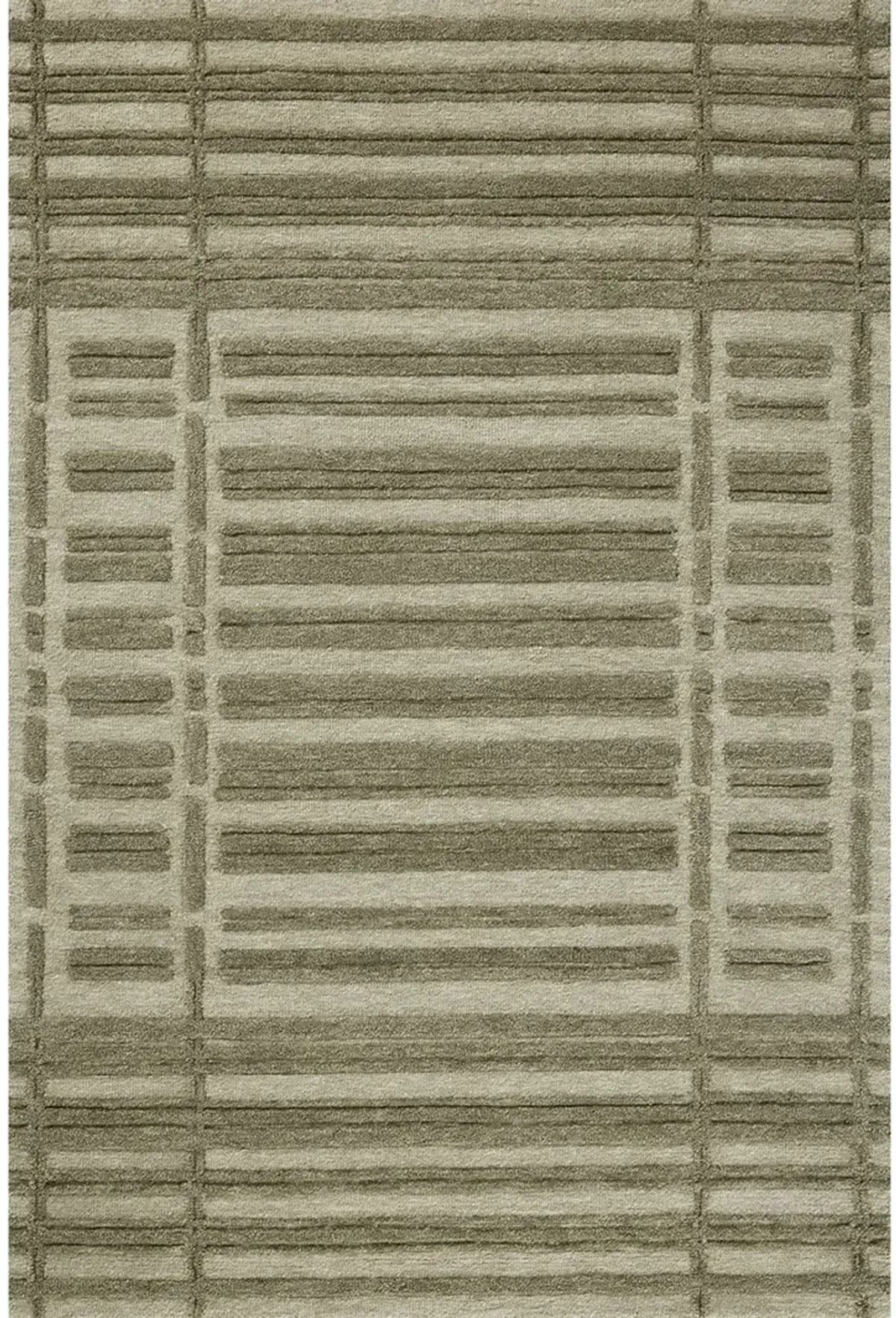 Bradley BRL-07 Sage / Olive 2''6" x 7''6" Rug by Chris Loves Julia